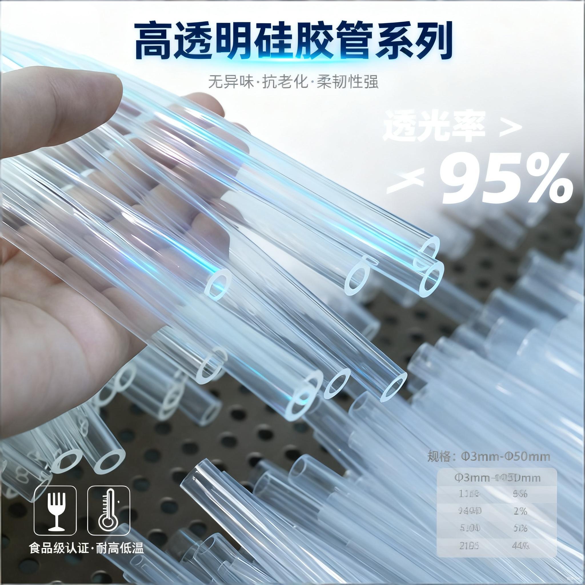 高透明硅胶管