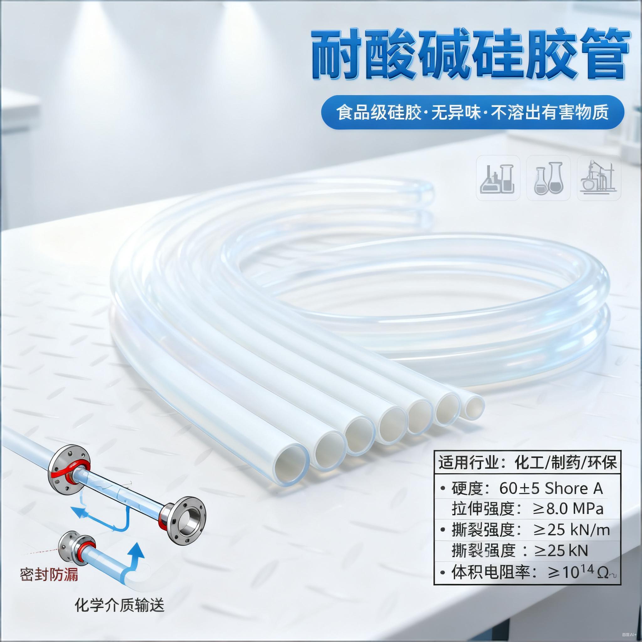 耐酸碱硅胶管
