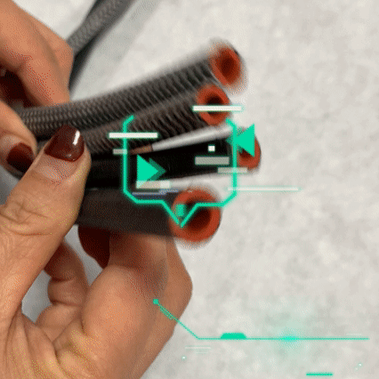 耐气压外编织硅胶管