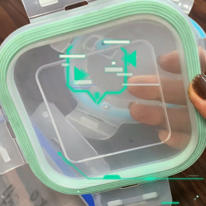 90°粘接硅胶保鲜盒密封圈