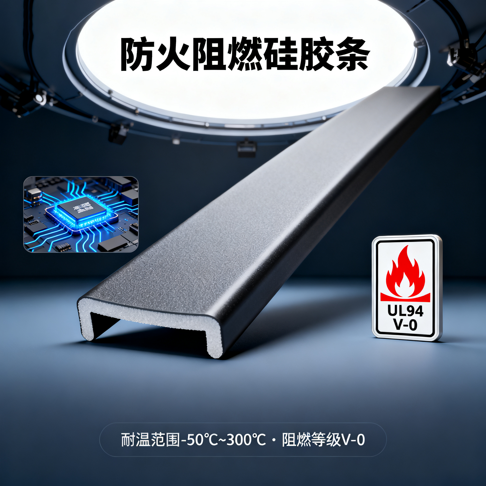 防火阻燃硅胶条