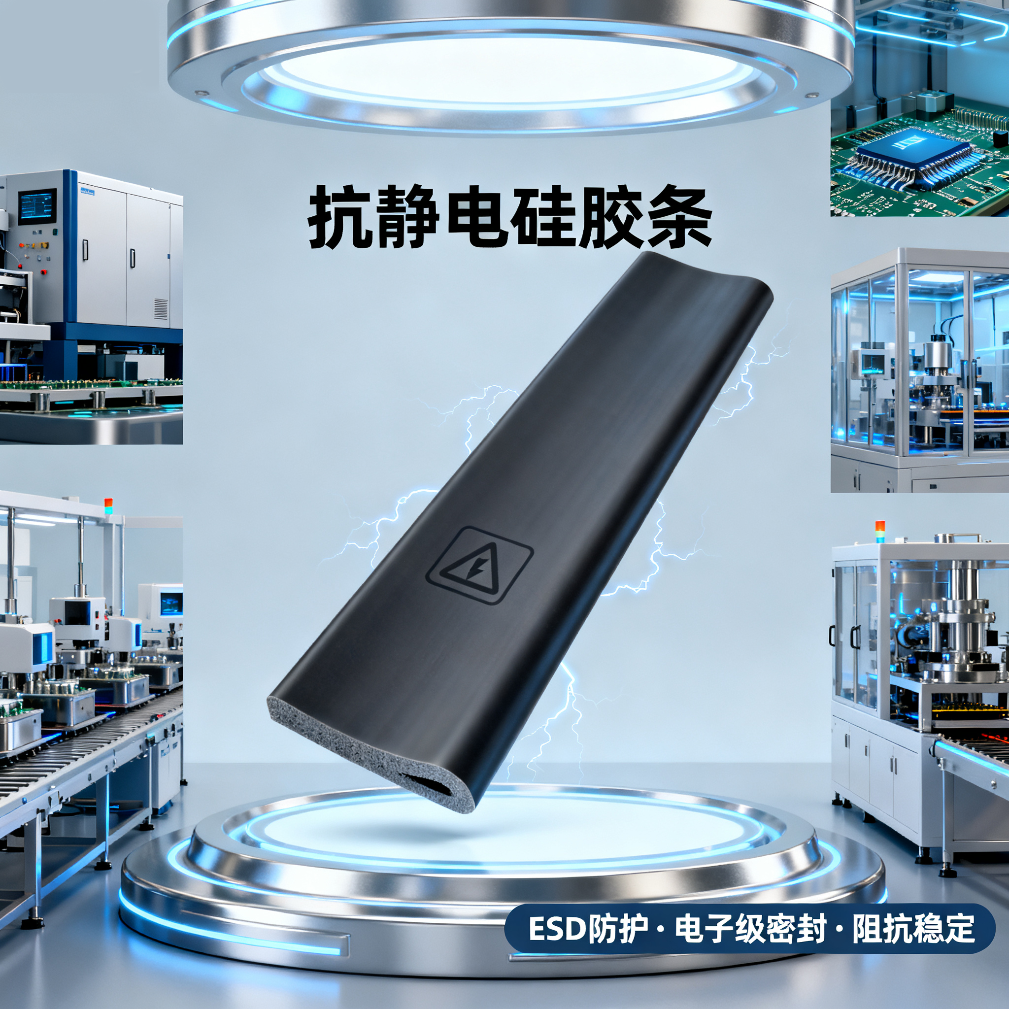 抗静电硅胶条